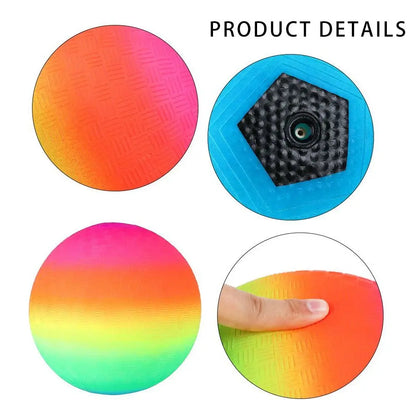 Rainbow Inflatable Ball 9-inch